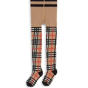 Burberry tights for girls. Size 9-10y